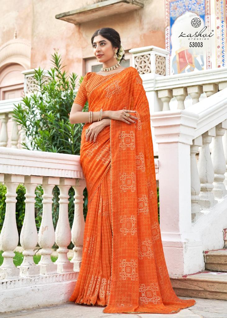Kashvi Lavanya 2 Printed New Exclusive Daily Wear Saree Collection